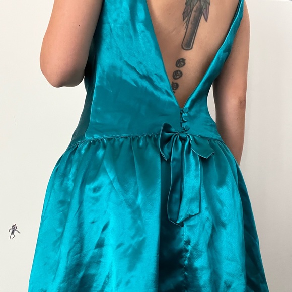 Vintage Kathryn silk feel lingerie dress size medium - Picture 3 of 4